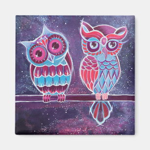 Space Owl Coupe Magnet
