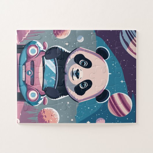 Space Panda Auto Puzzle (Horizontal)