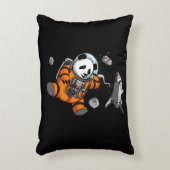 Space Panda Bear Astronaut Galaxy Kosmische Tier Dekokissen (Vorderseite(Vertikal))
