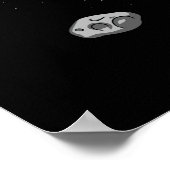 Space Panda Bear Astronaut Galaxy Kosmische Tier Poster (Ecke)