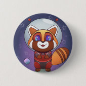Space Panda Chippy! Button (Vorderseite)