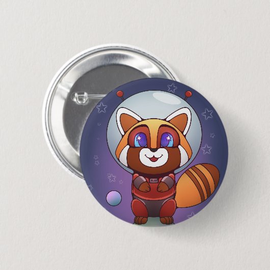 Space Panda Chippy! Button (Vorne & Hinten)