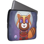 Space Panda Chippy! Laptopschutzhülle (Vorne Rechts)
