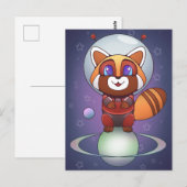 Space Panda Chippy! Postkarte (Vorne/Hinten)