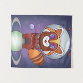 Space Panda Chippy! Wandteppich (Vorderseite (Horizontal))