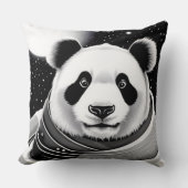 Space Panda Kissen (Vorderseite)