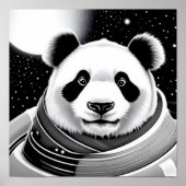 Space Panda Poster (Vorne)