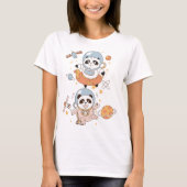 Space Pandas T - Shirt (Vorderseite)