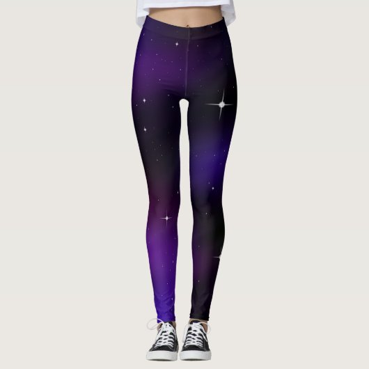 Space Pants - Fun Spacescape-Leggings Leggings (Vorderseite)