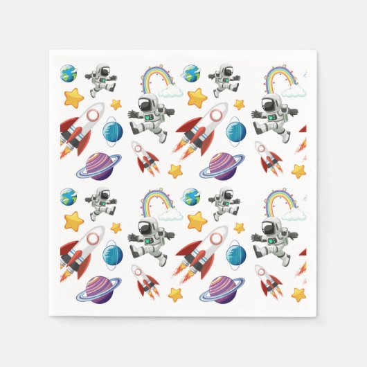 Space Paper Serviette (Vorderseite)