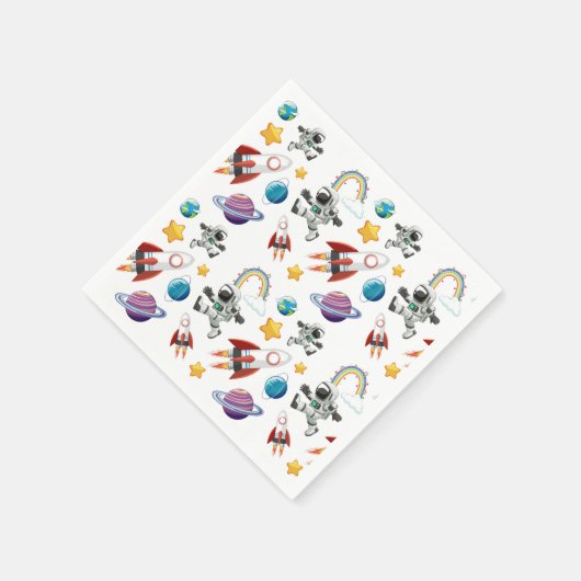 Space Paper Serviette (Ecke)