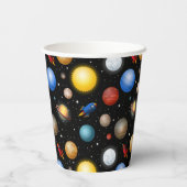Space Party Pappbecher (Rückseite)