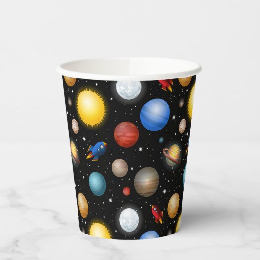 Space Party Pappbecher (Links)