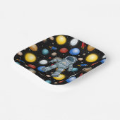 Space Party  Pappteller (Gewinkelt)