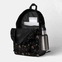 Space Pattern Bedruckter Rucksack