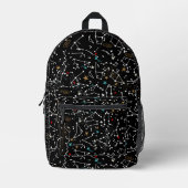 Space Pattern Bedruckter Rucksack (Vorderseite)