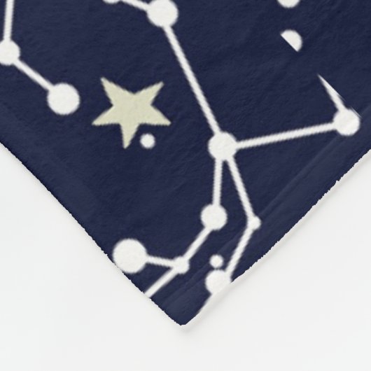 Space Pattern Fleece Blanket (Ecke)