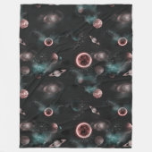 Space Pattern Fleece-Decke Fleecedecke (Vorderseite)