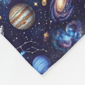 Space Pattern  Fleecedecke (Ecke)