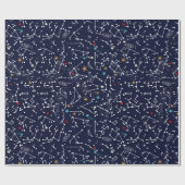 Space Pattern Geschenkpapier (Flach)