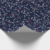 Space Pattern Geschenkpapier (Ecke)