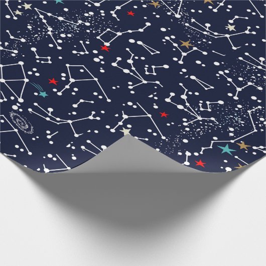 Space Pattern Geschenkpapier (Ecke)