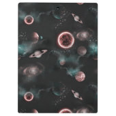 Space Pattern Klemmbrett (Rückseite)