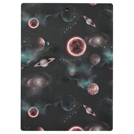 Space Pattern Klemmbrett (Rückseite)