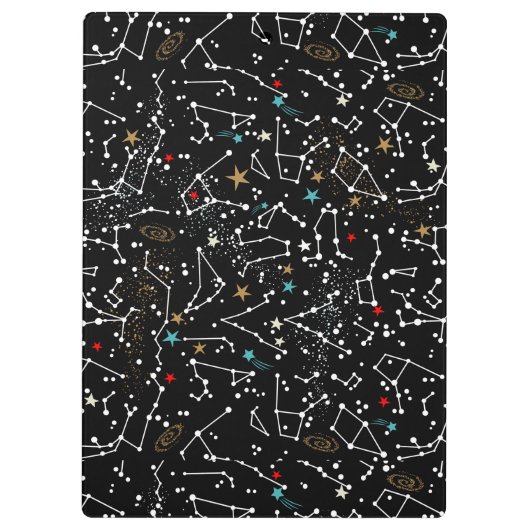 Space Pattern Klemmbrett (Rückseite)