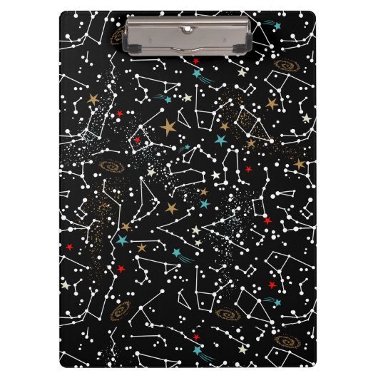 Space Pattern Klemmbrett (Vorderseite)