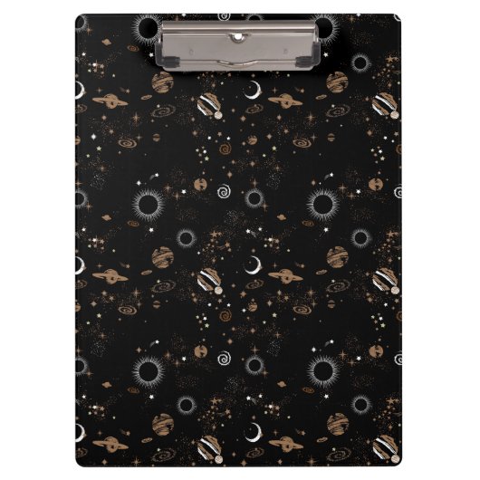 Space Pattern Klemmbrett (Vorderseite)