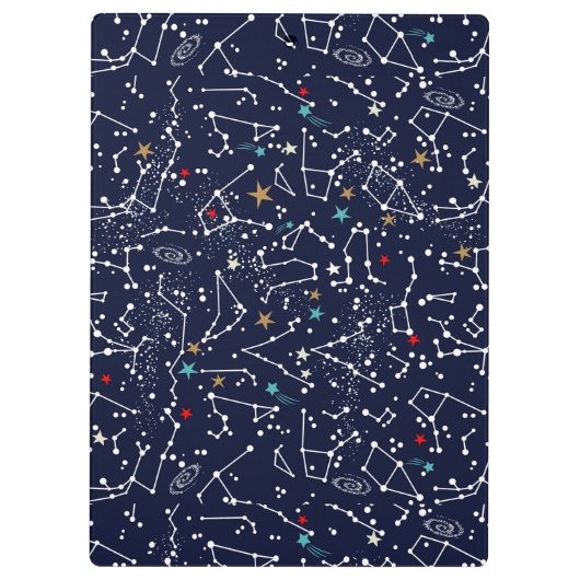 Space Pattern Klemmbrett (Rückseite)