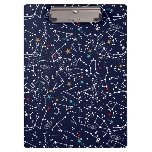 Space Pattern Klemmbrett (Vorderseite)