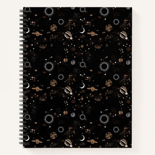 Space Pattern  Notizblock (Vorderseite)