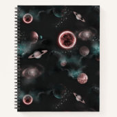 Space Pattern Notizblock (Vorderseite)