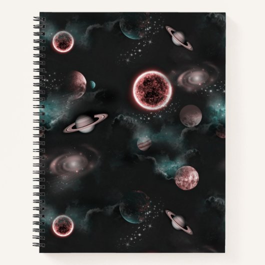 Space Pattern Notizblock (Vorderseite)