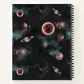 Space Pattern Notizblock (Rückseite)