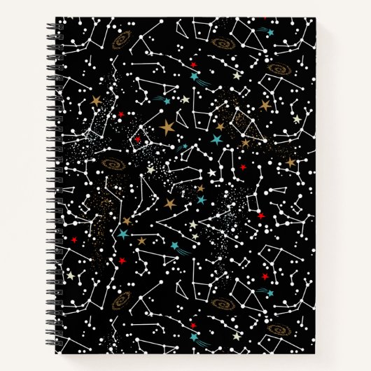 Space Pattern Notizblock (Vorderseite)