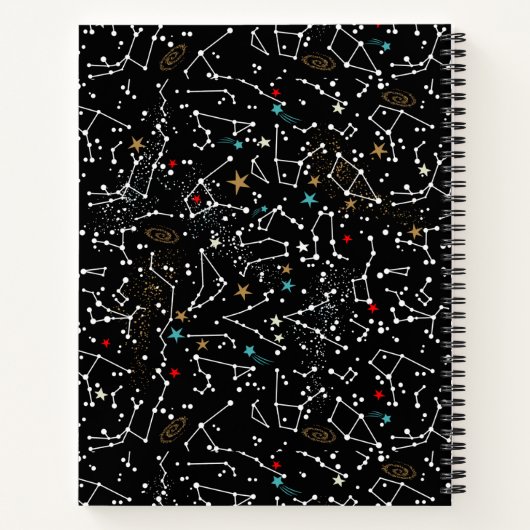 Space Pattern Notizblock (Rückseite)