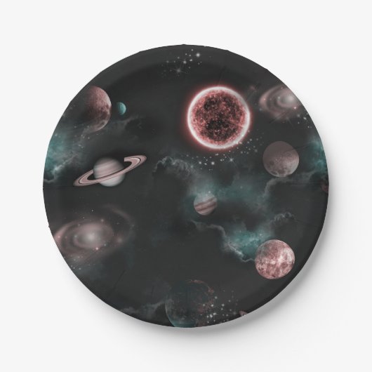 Space Pattern Pappteller (Vorderseite)