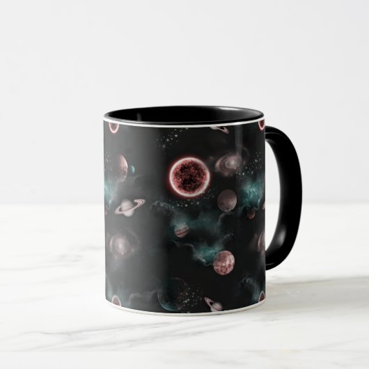Space Pattern  Tasse (VorderseiteRechts)