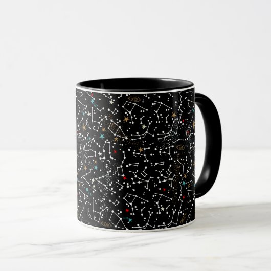 Space Pattern  Tasse (VorderseiteRechts)
