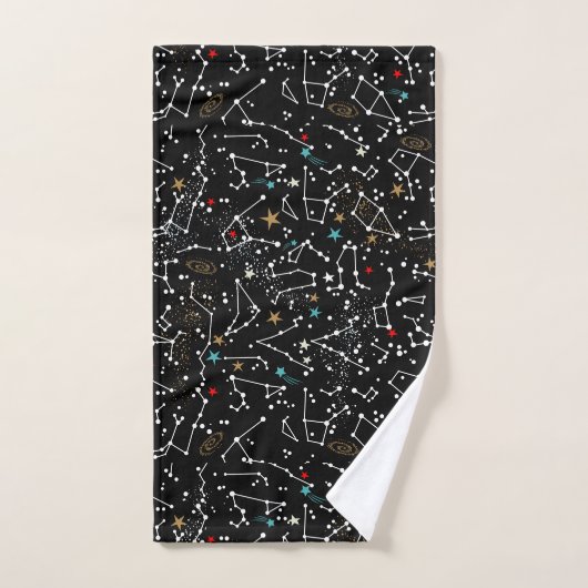Space Pattern Towel Badhandtuch Set (Handtuch)