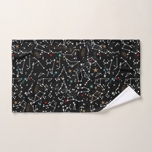 Space Pattern Towel Badhandtuch Set (Handtuch)