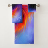 Space Phoenix Nebula Badhandtuch Set (Insitu)