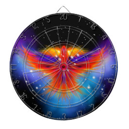 Space Phoenix Nebula Dartscheibe