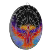 Space Phoenix Nebula Dartscheibe (Vorderseite Links)