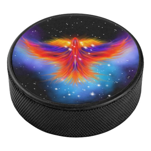 Space Phoenix Nebula Eishockey Puck (3/4)