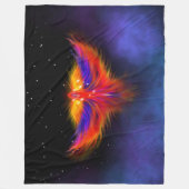 Space Phoenix Nebula Fleecedecke (Vorderseite)