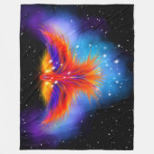 Space Phoenix Nebula Fleecedecke (Vorderseite)